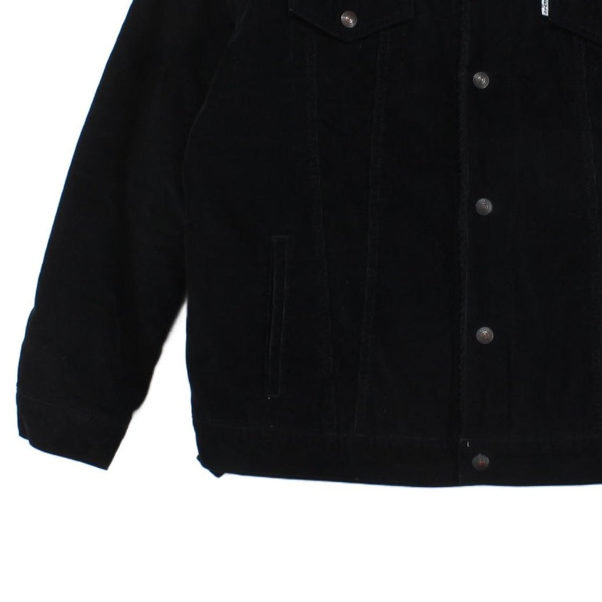 Mens Sherpa Corduroy Jacket Snap Lined