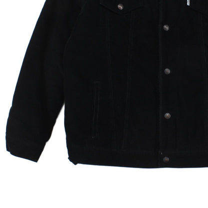 Mens Sherpa Corduroy Jacket Snap Lined