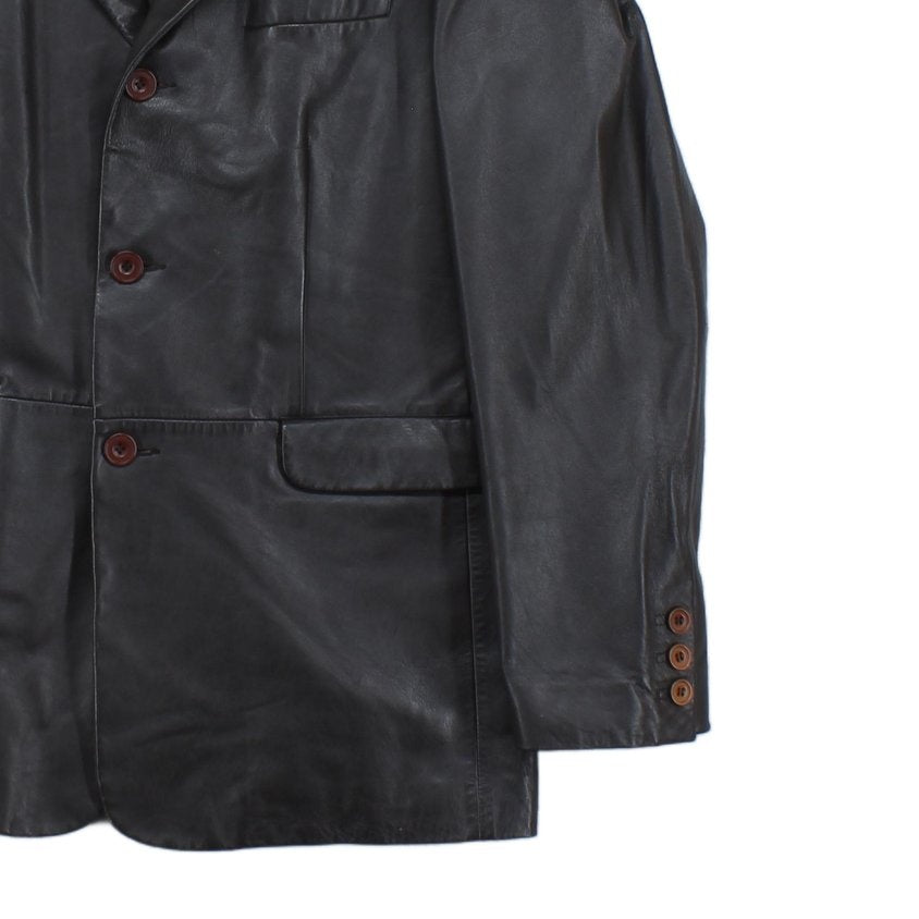 Mens Leather Blazer