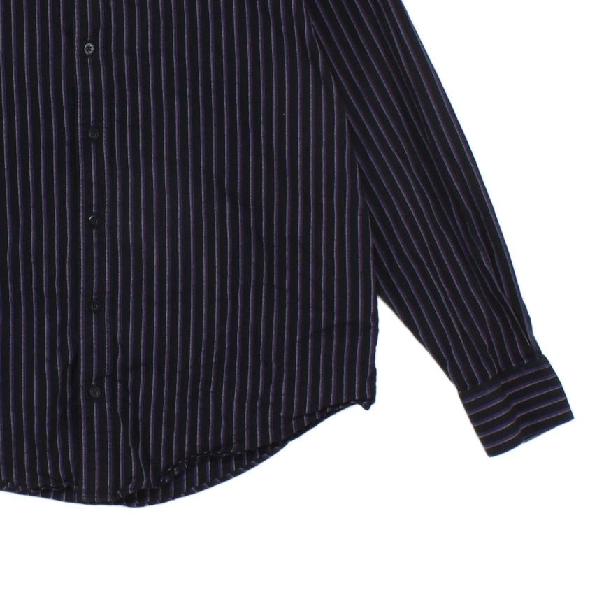 Mens Striped Shirt Long Sleeve