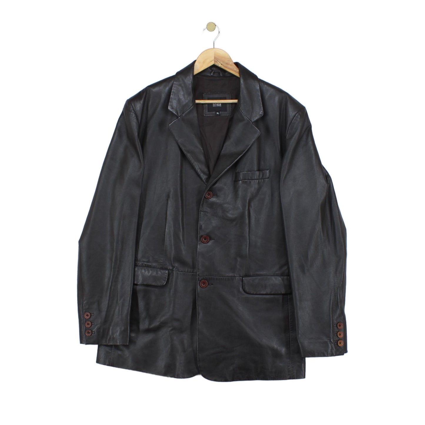 Mens Leather Blazer