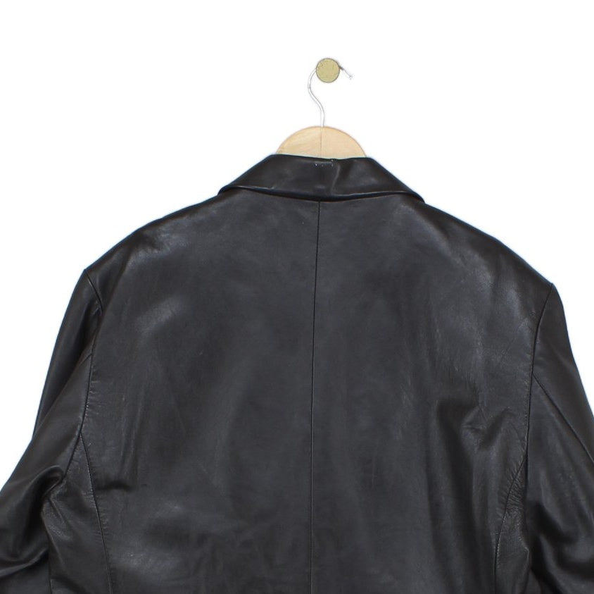 Mens Leather Blazer