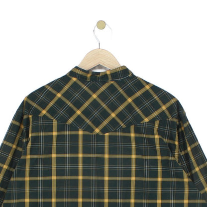 Mens Plaid Shirt Button Up Long Sleeve
