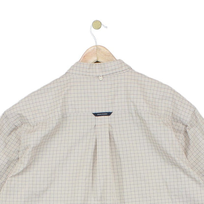 Mens Check Shirt Short Sleeve