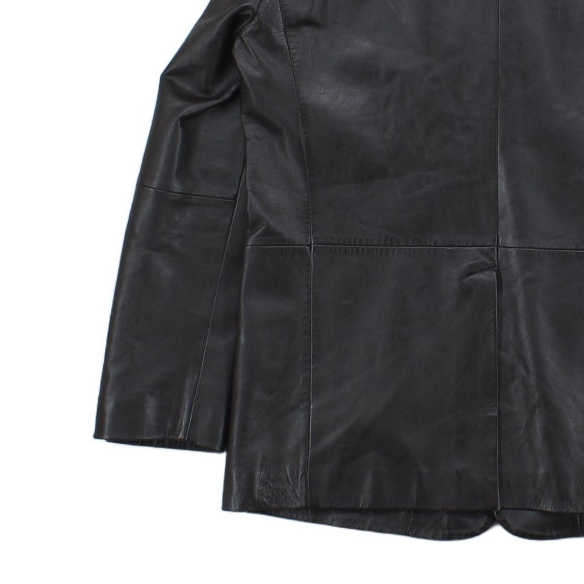 Mens Leather Blazer