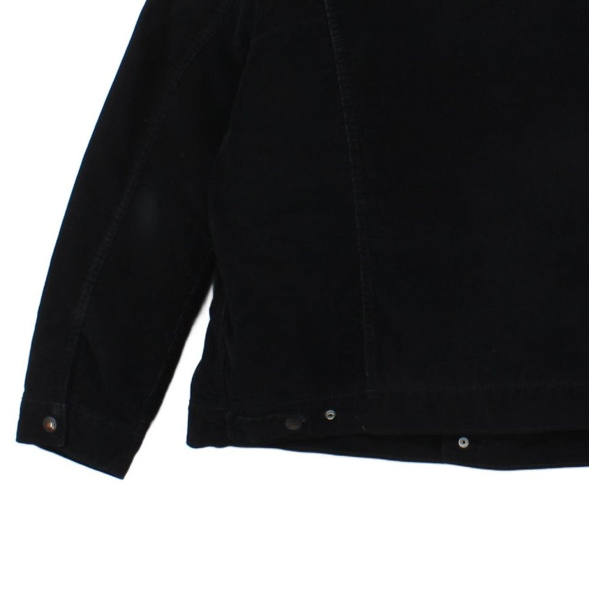 Mens Sherpa Corduroy Jacket Snap Lined