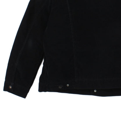 Mens Sherpa Corduroy Jacket Snap Lined