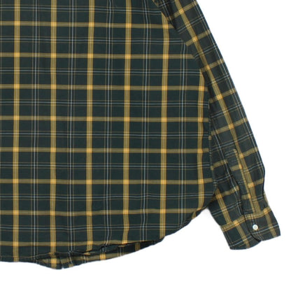 Mens Plaid Shirt Button Up Long Sleeve