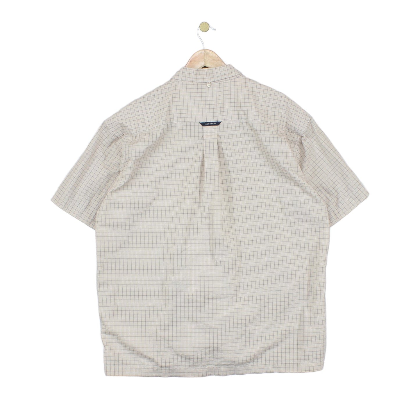 Mens Check Shirt Short Sleeve