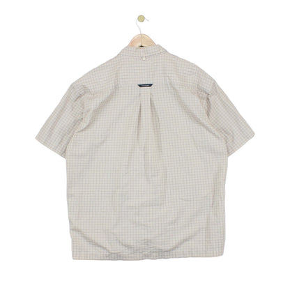 Mens Check Shirt Short Sleeve
