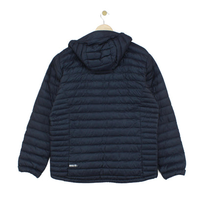 Mens Microlight Alpine Quilted Jacket Hooded Outdoor Down