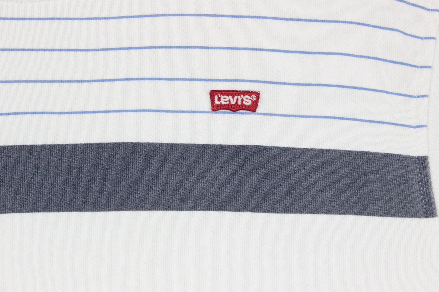 Mens Striped Sweatshirt Crew Neck