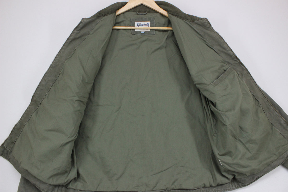 Mens Workwear Jacket Collared Chore