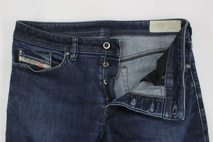 Mens Buster Jeans Regular Slim Tapered