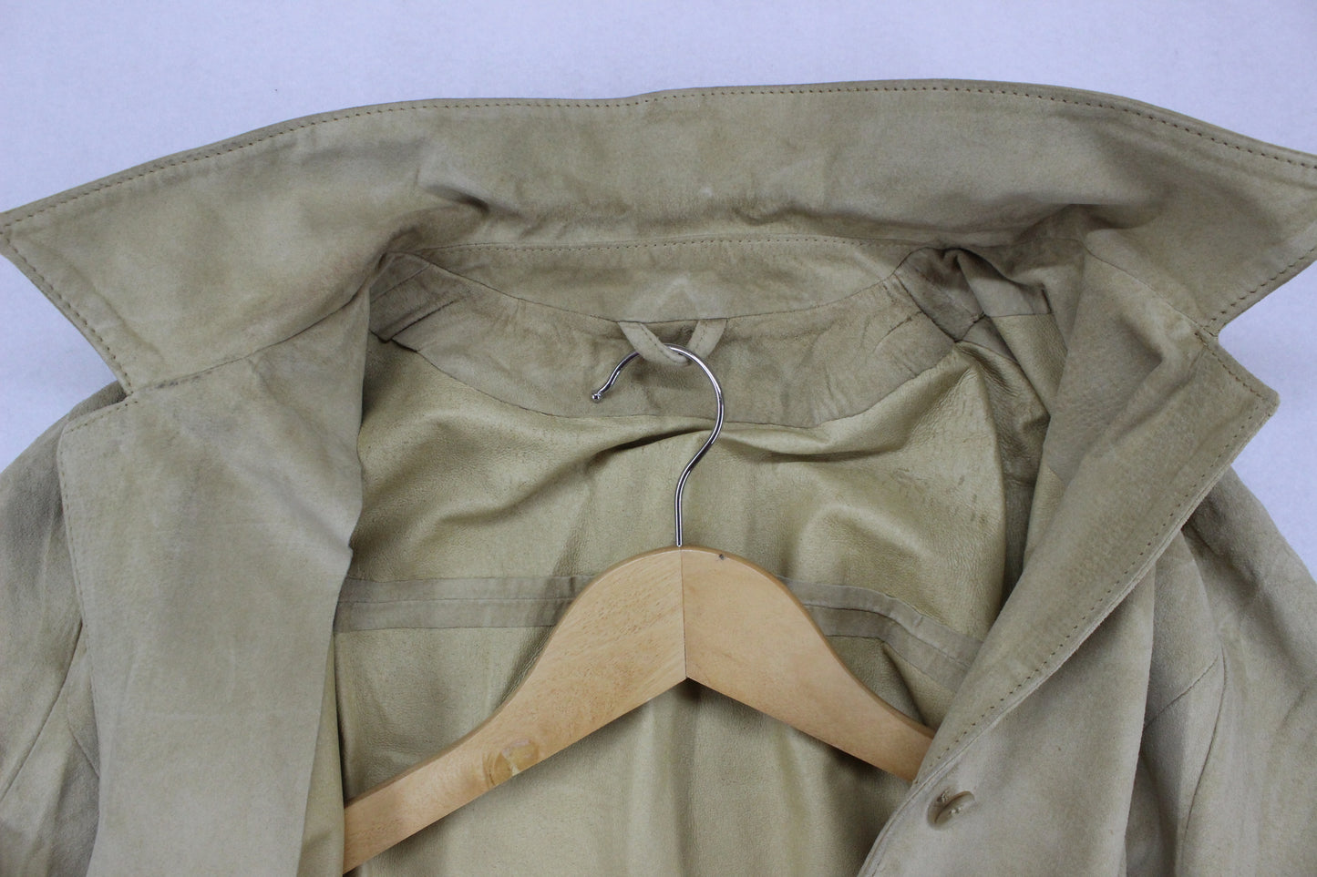 Womens Suede Leather Blazer