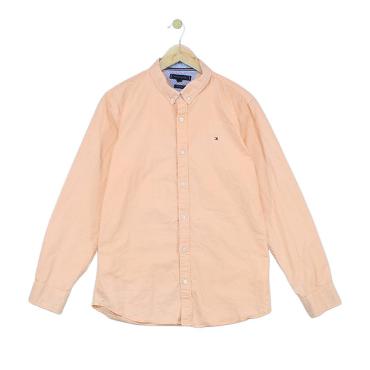 Mens Shirt Slim Fit Button Up Long Sleeve