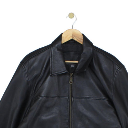 Mens Leather Jacket Biker