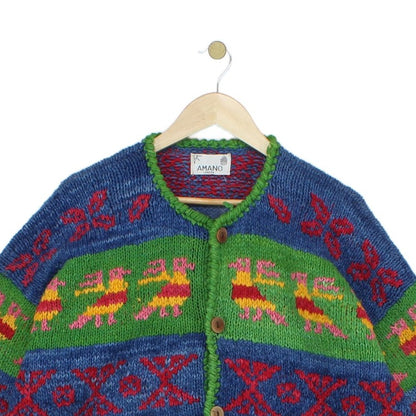 Womens Cardigan Knitted Chunky Knit