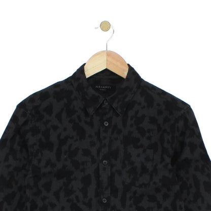 Mens Patterned Shirt Button Up Slim Fit