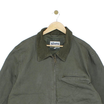 Mens Workwear Jacket Collared Chore