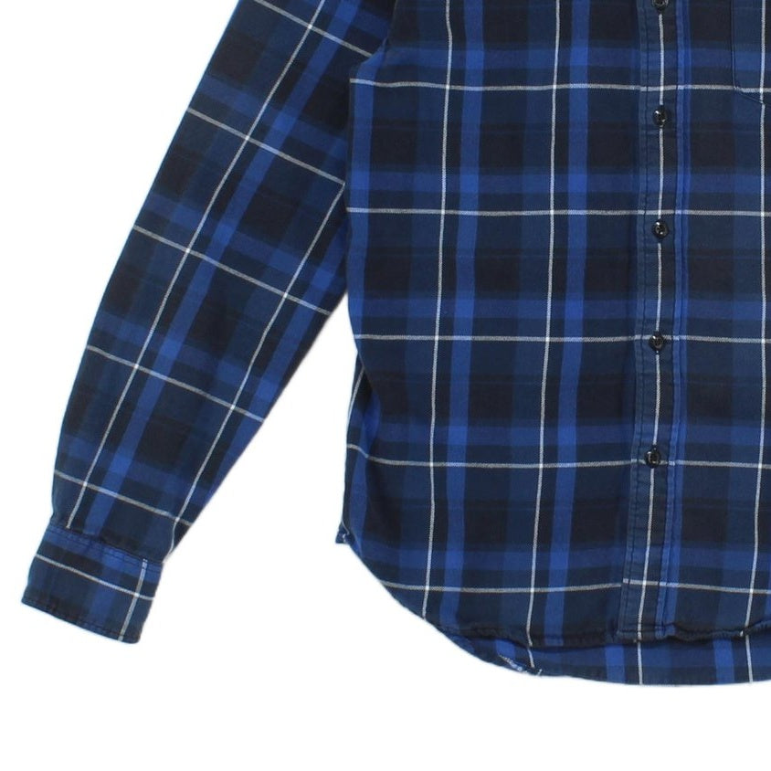Mens Plaid Shirt Slim Fit Button Up Long Sleeve