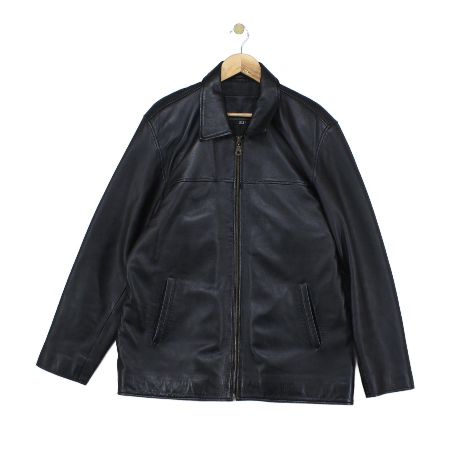 Mens Leather Jacket Biker
