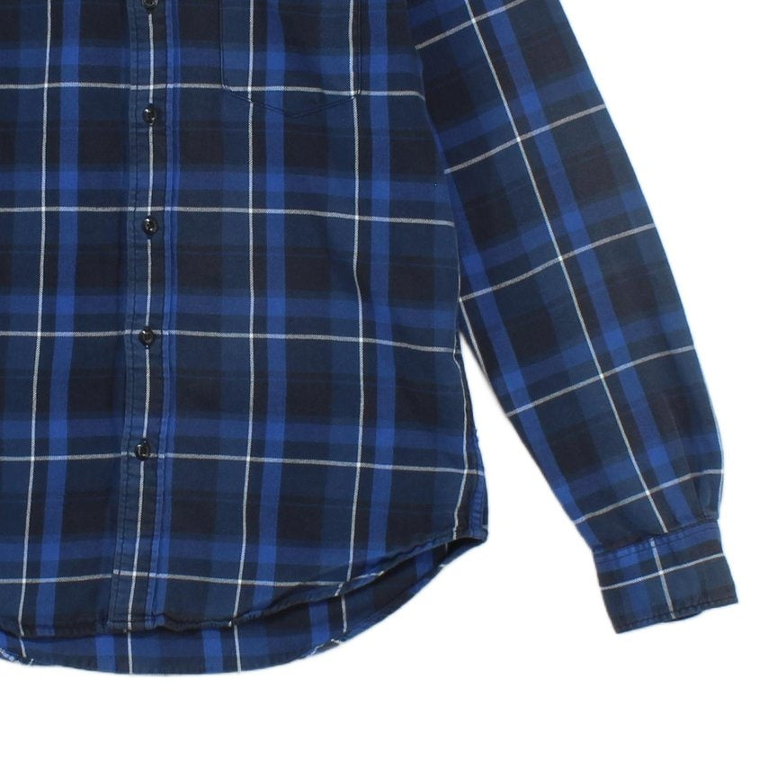 Mens Plaid Shirt Slim Fit Button Up Long Sleeve