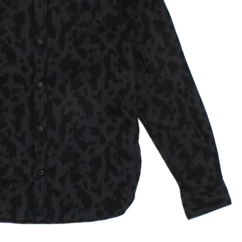 Mens Patterned Shirt Button Up Slim Fit