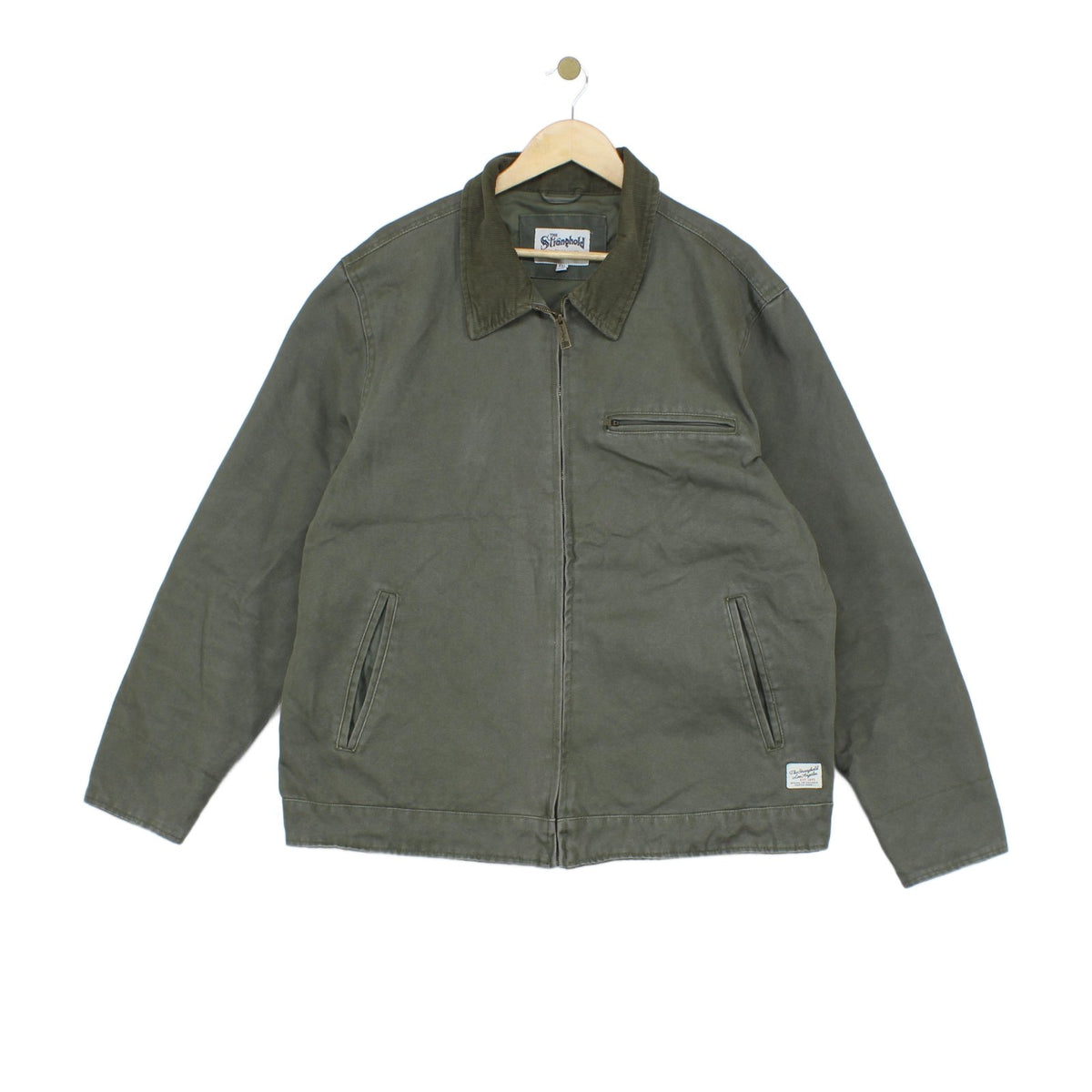 Mens Workwear Jacket Collared Chore