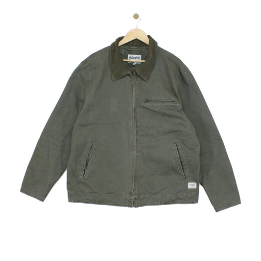 Mens Workwear Jacket Collared Chore