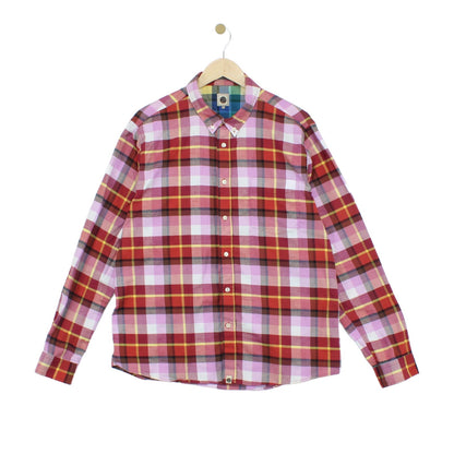 Mens Plaid Shirt Made In Portugal Button Up