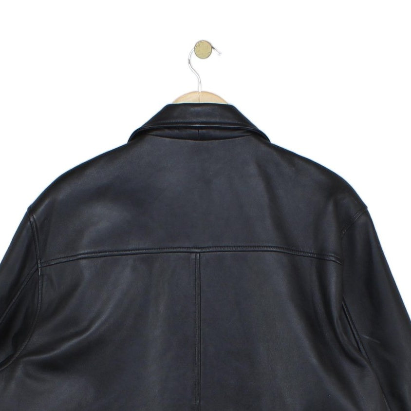 Mens Leather Jacket Biker