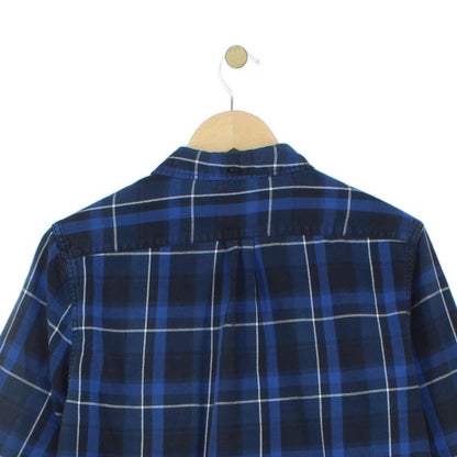 Mens Plaid Shirt Slim Fit Button Up Long Sleeve