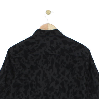 Mens Patterned Shirt Button Up Slim Fit