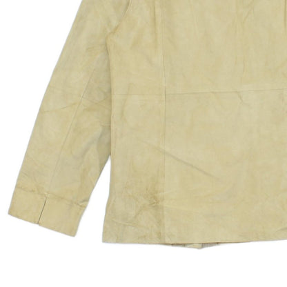 Womens Suede Leather Blazer