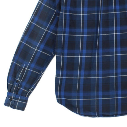Mens Plaid Shirt Slim Fit Button Up Long Sleeve