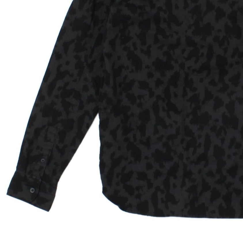Mens Patterned Shirt Button Up Slim Fit