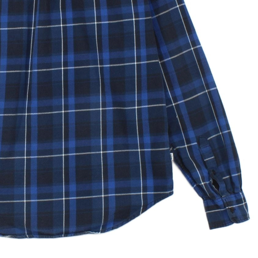 Mens Plaid Shirt Slim Fit Button Up Long Sleeve