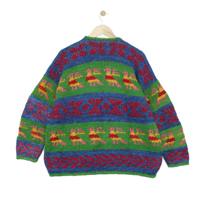 Womens Cardigan Knitted Chunky Knit