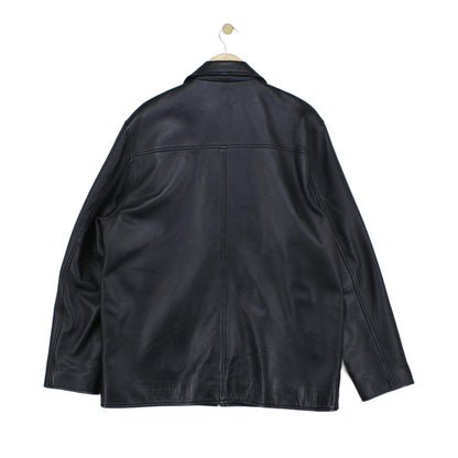 Mens Leather Jacket Biker