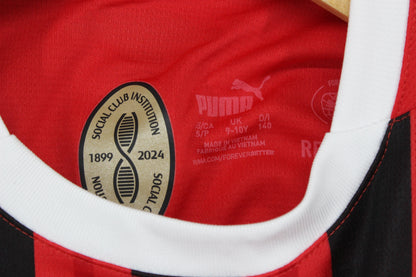 Boys Ac Milan 2024-25 Football Shirt Home Jersey