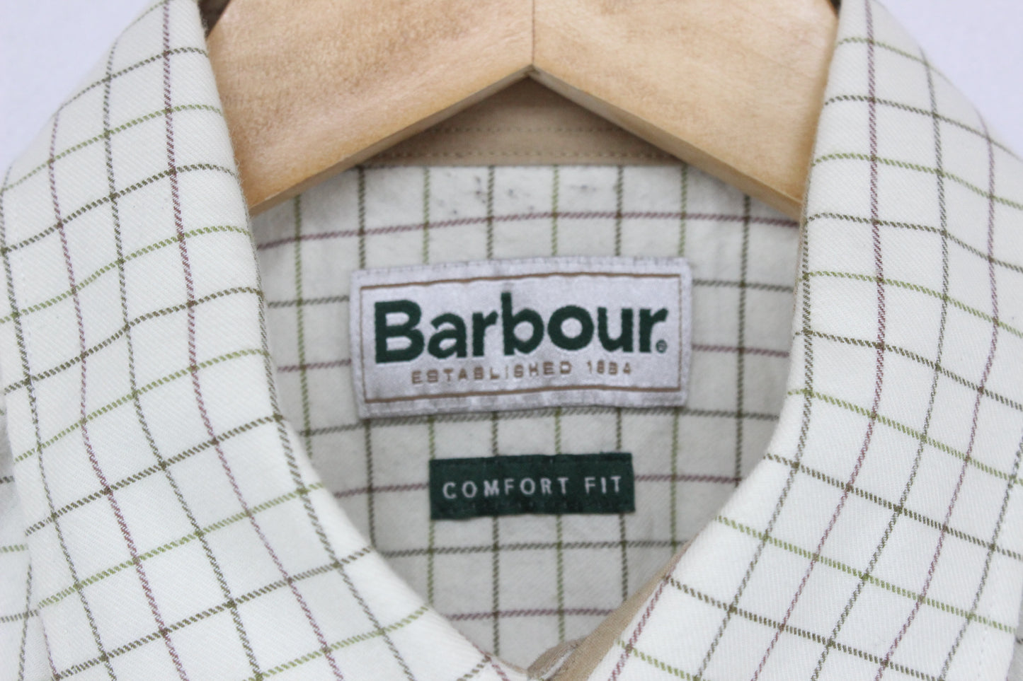Mens Check Shirt Long Sleeve Comfort Fit