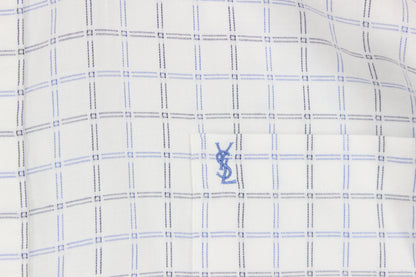 Mens Check Shirt Long Sleeve Formal