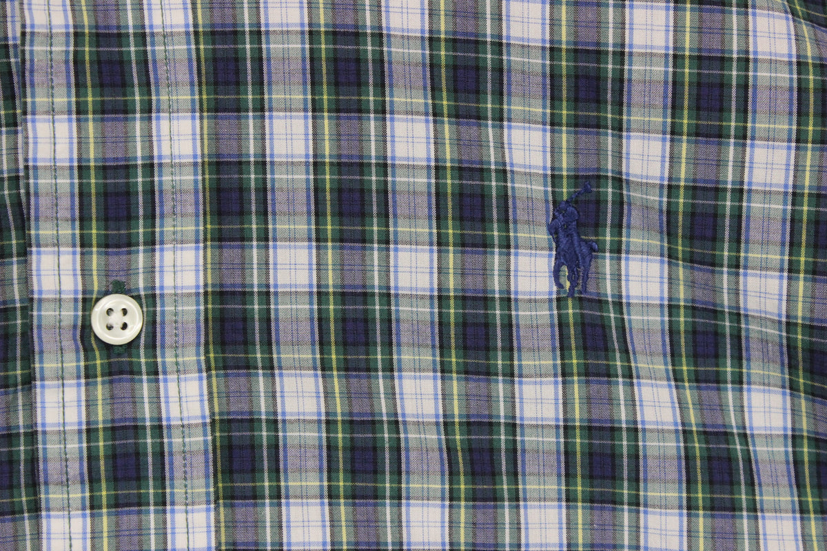 Mens Shirt  Short Sleeve Check