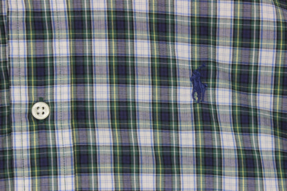 Mens Shirt  Short Sleeve Check