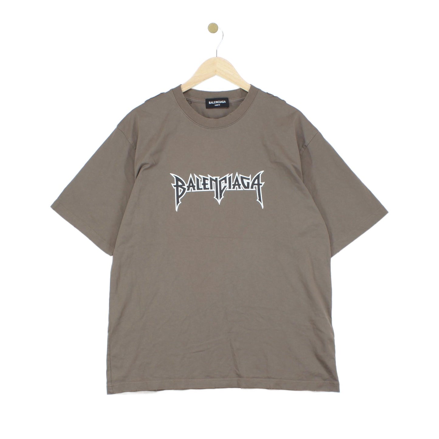 Mens Metal T-Shirt Made In Portugal Distressed