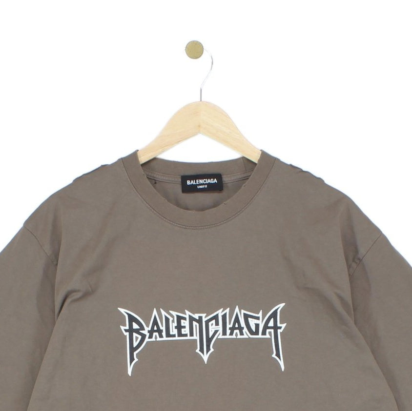 Mens Metal T-Shirt Made In Portugal Distressed
