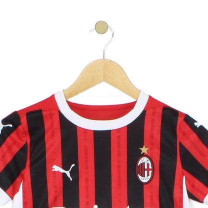 Boys Ac Milan 2024-25 Football Shirt Home Jersey