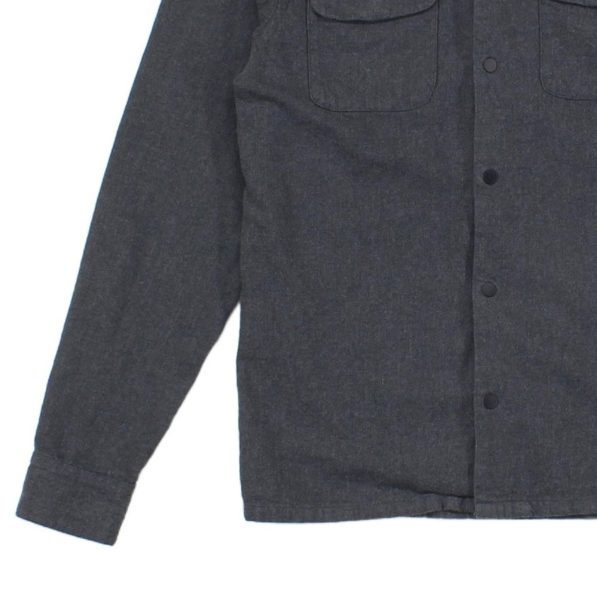 Mens Shirt Button Up Long Sleeve Snap Slim