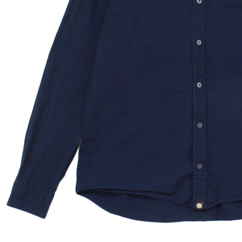 Mens Shirt Slim Fit Button Up Long Sleeve